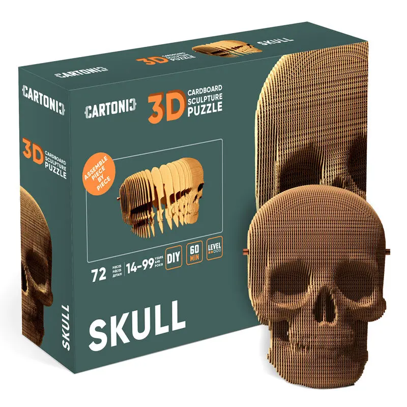 Skull cartonic 3D puzzle 72db-os termékfotó