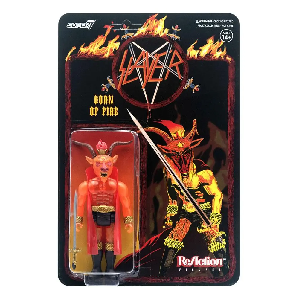 Slayer ReAction Minotaur (Born of Fire) akciófigura 10 cm termékfotó