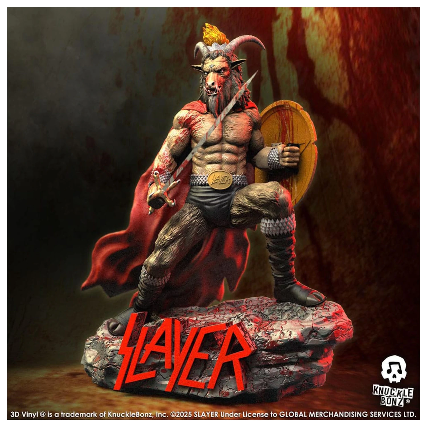 Slayer Show No Mercy Minotaur 3D Vinyl szobor figura 22 cm termékfotó