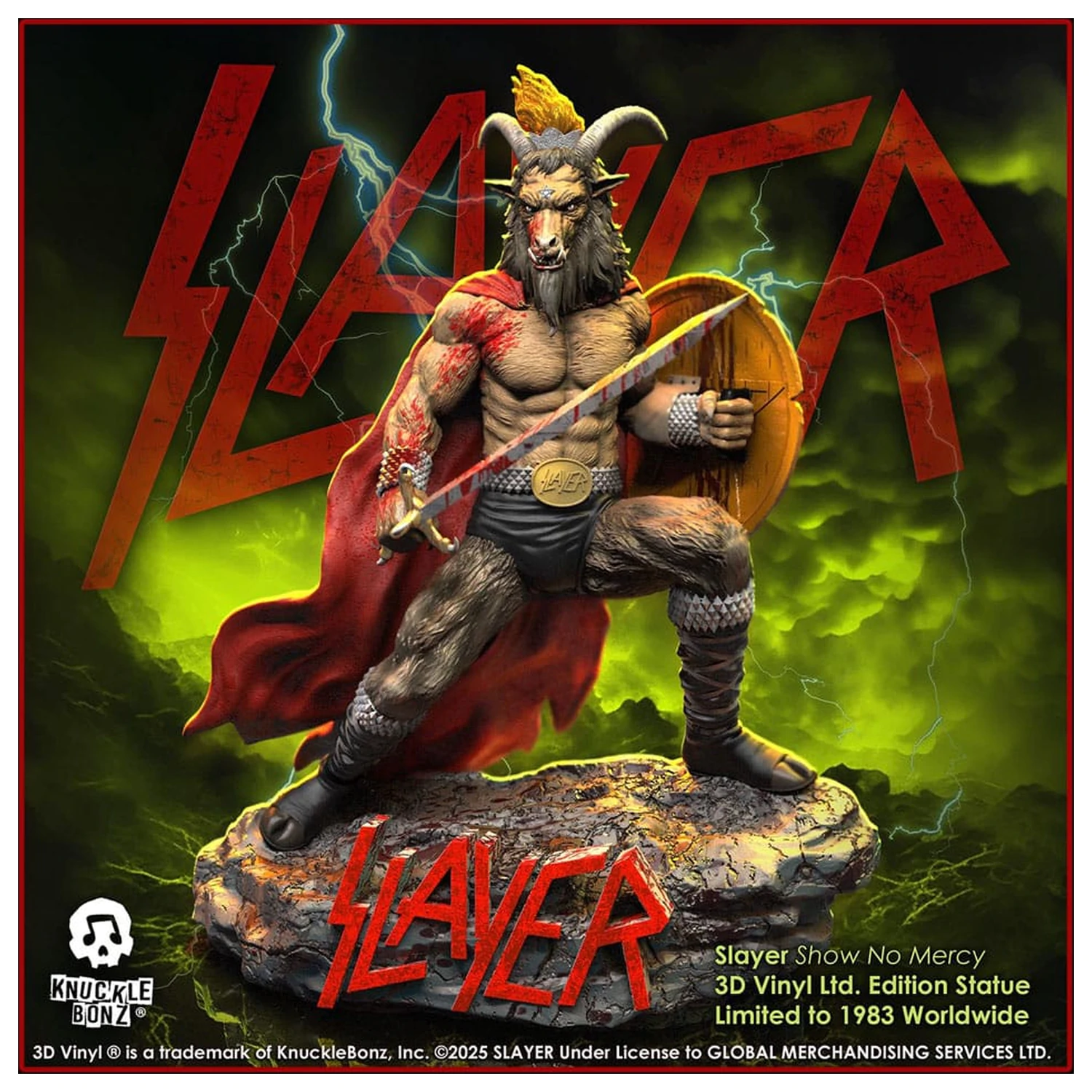 Slayer Show No Mercy Minotaur 3D Vinyl szobor figura 22 cm termékfotó