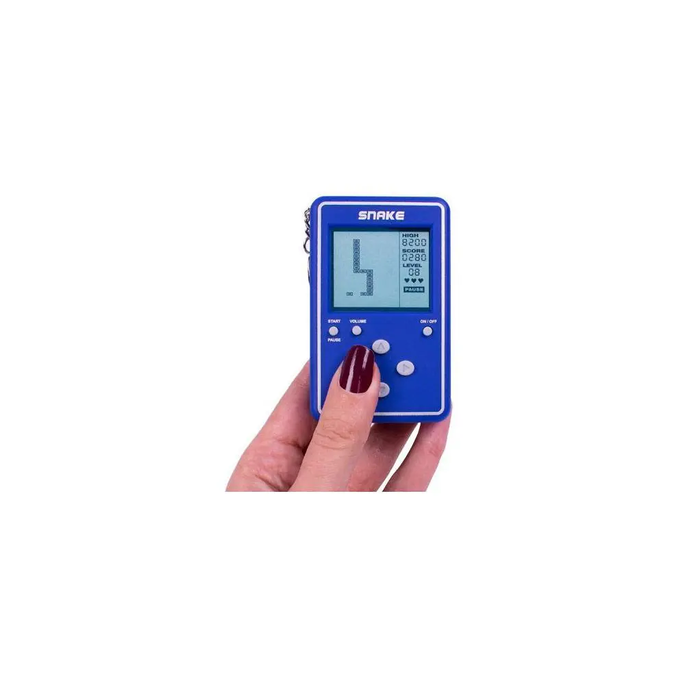 Snake Mini Retro Handheld Video Game kulcstartó termékfotó