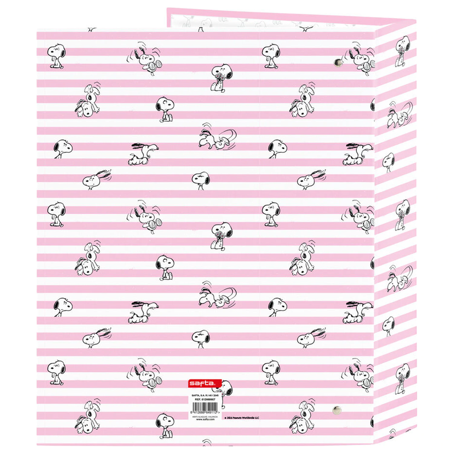 Snoopy A4 gyűrűs irattartó mappa termékfotó