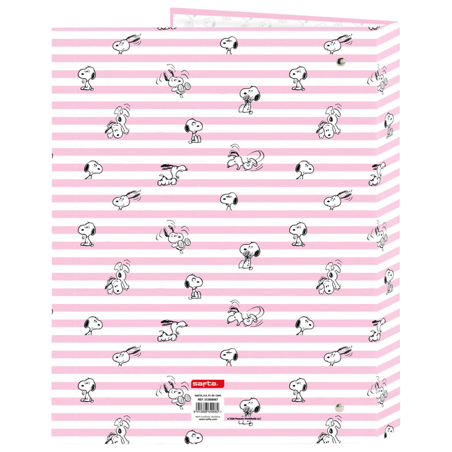 Snoopy A4 gyűrűs irattartó mappa termékfotó