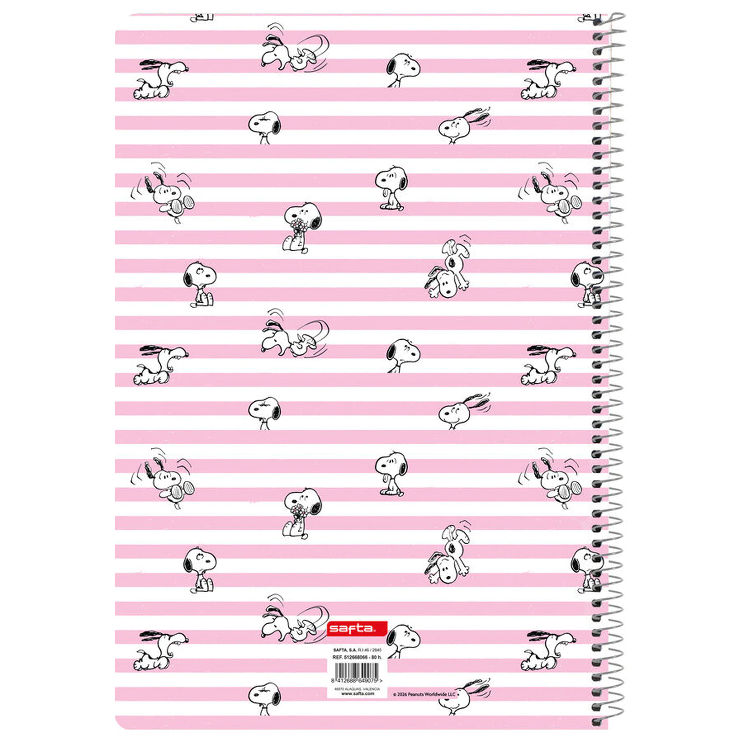 Snoopy A4 jegyzetfüzet termékfotó
