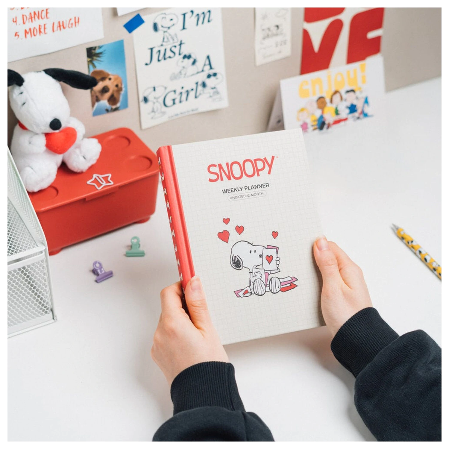 Snoopy A5 határidőnapló termékfotó