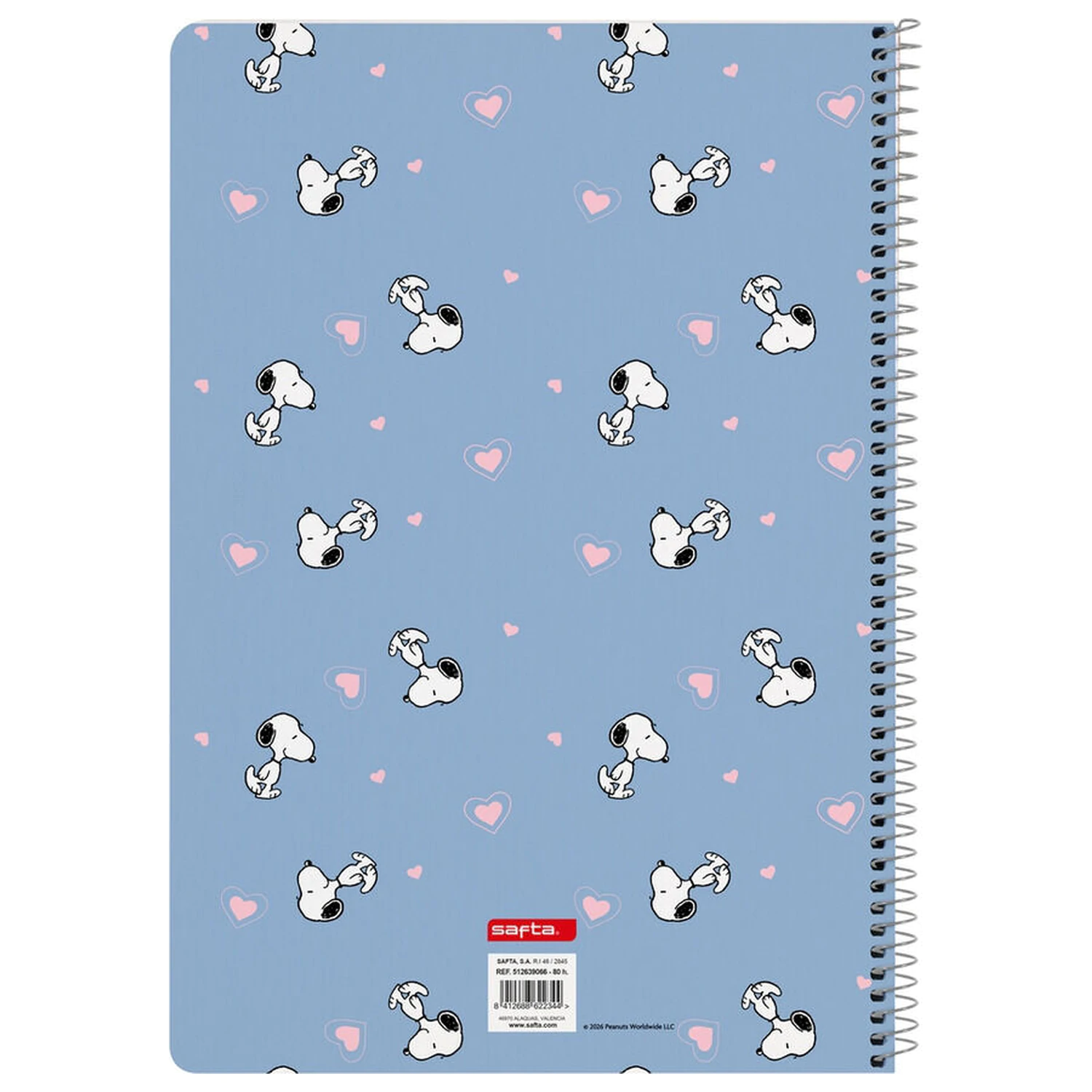 Snoopy A5 jegyzetfüzet termékfotó