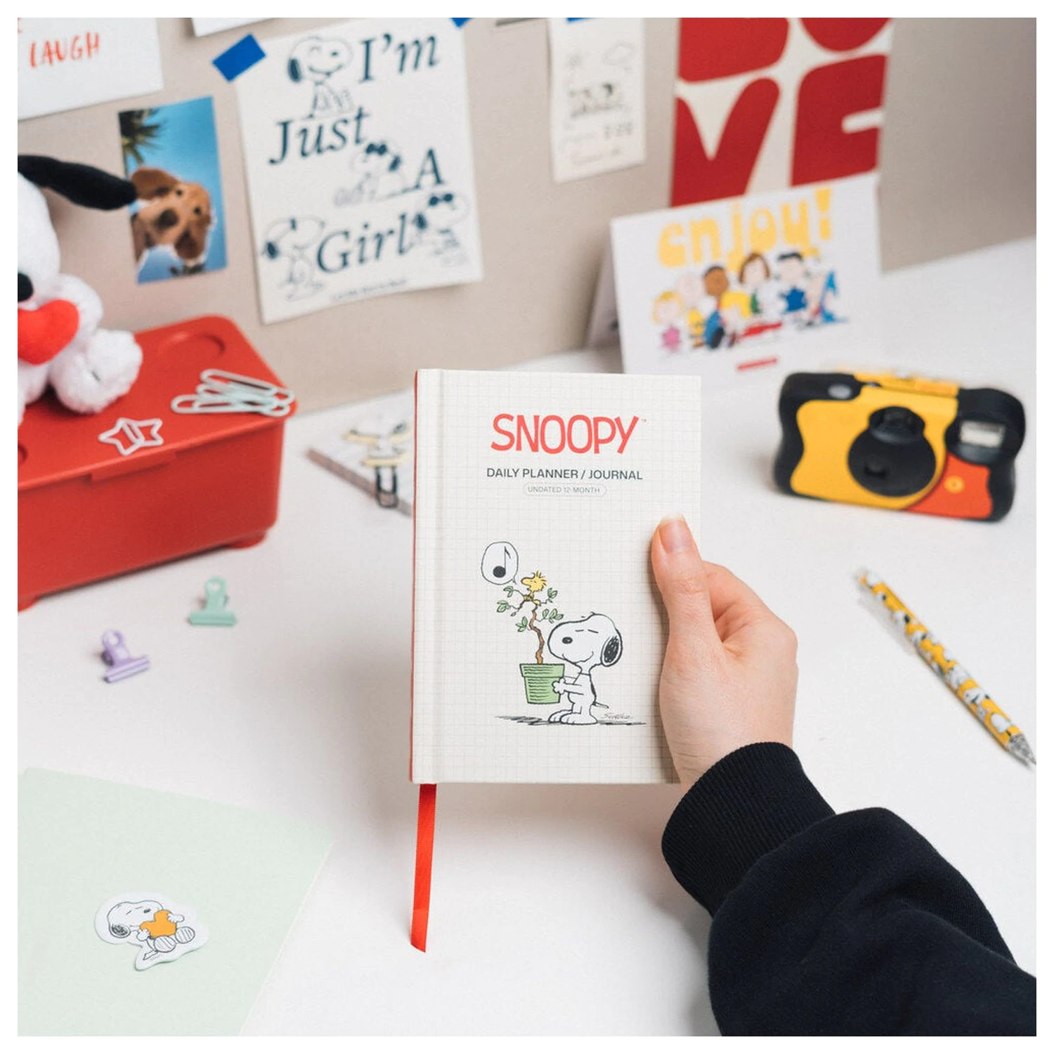 Snoopy A6 határidőnapló termékfotó