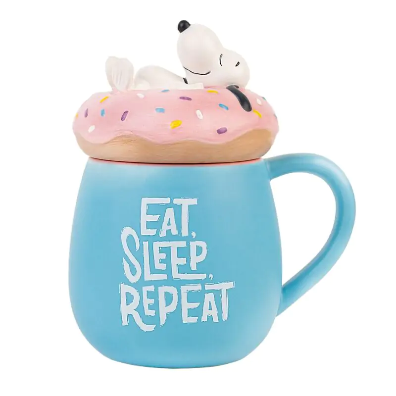 Snoopy Eat Sleep Repeat 3D bögre 500ml termékfotó