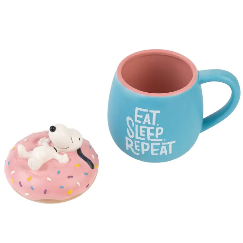 Snoopy Eat Sleep Repeat 3D bögre 500ml termékfotó