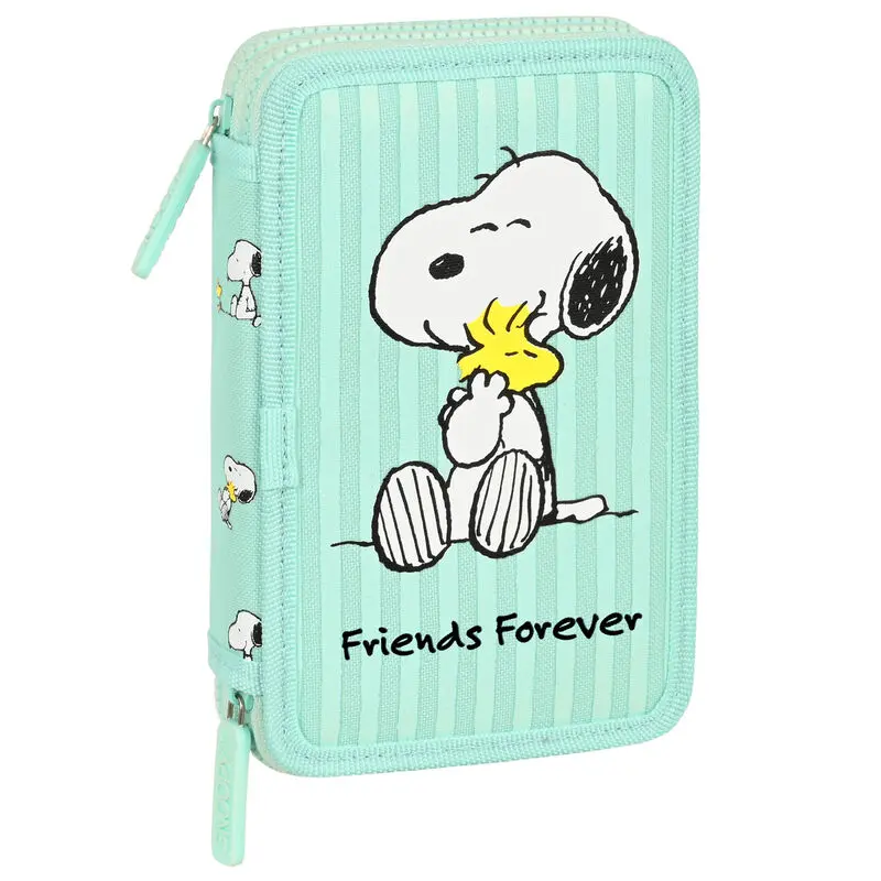 Snoopy Friends Forever dupla tolltartó írószerekkel termékfotó