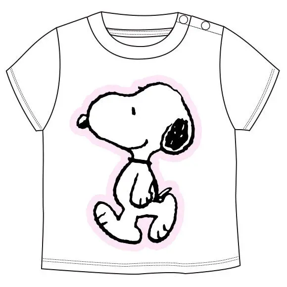 Snoopy Grey kisgyerek baby póló termékfotó