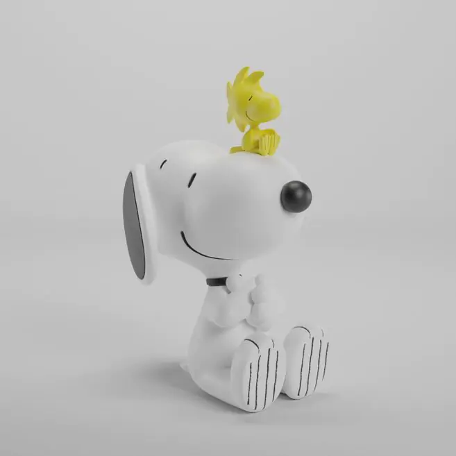 Snoopy lámpa termékfotó