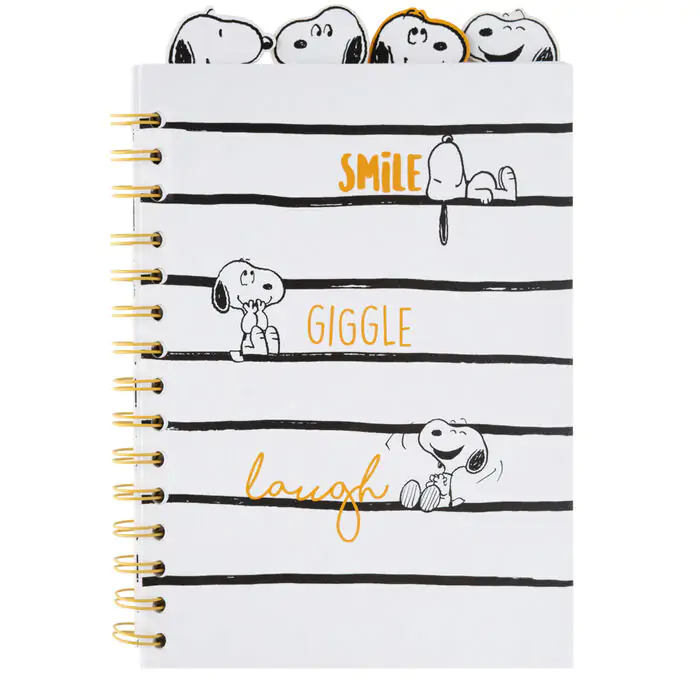Snoopy Lazy Day A5 jegyzetfüzet termékfotó