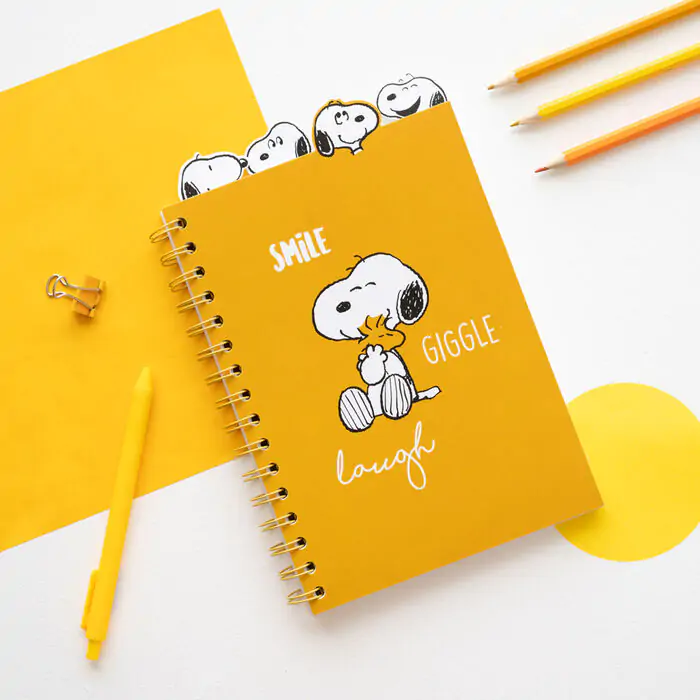 Snoopy Lazy Day A5 jegyzetfüzet termékfotó