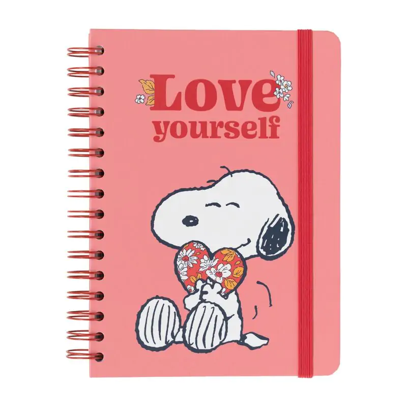 Snoopy Love Yourself A5 notebook termékfotó