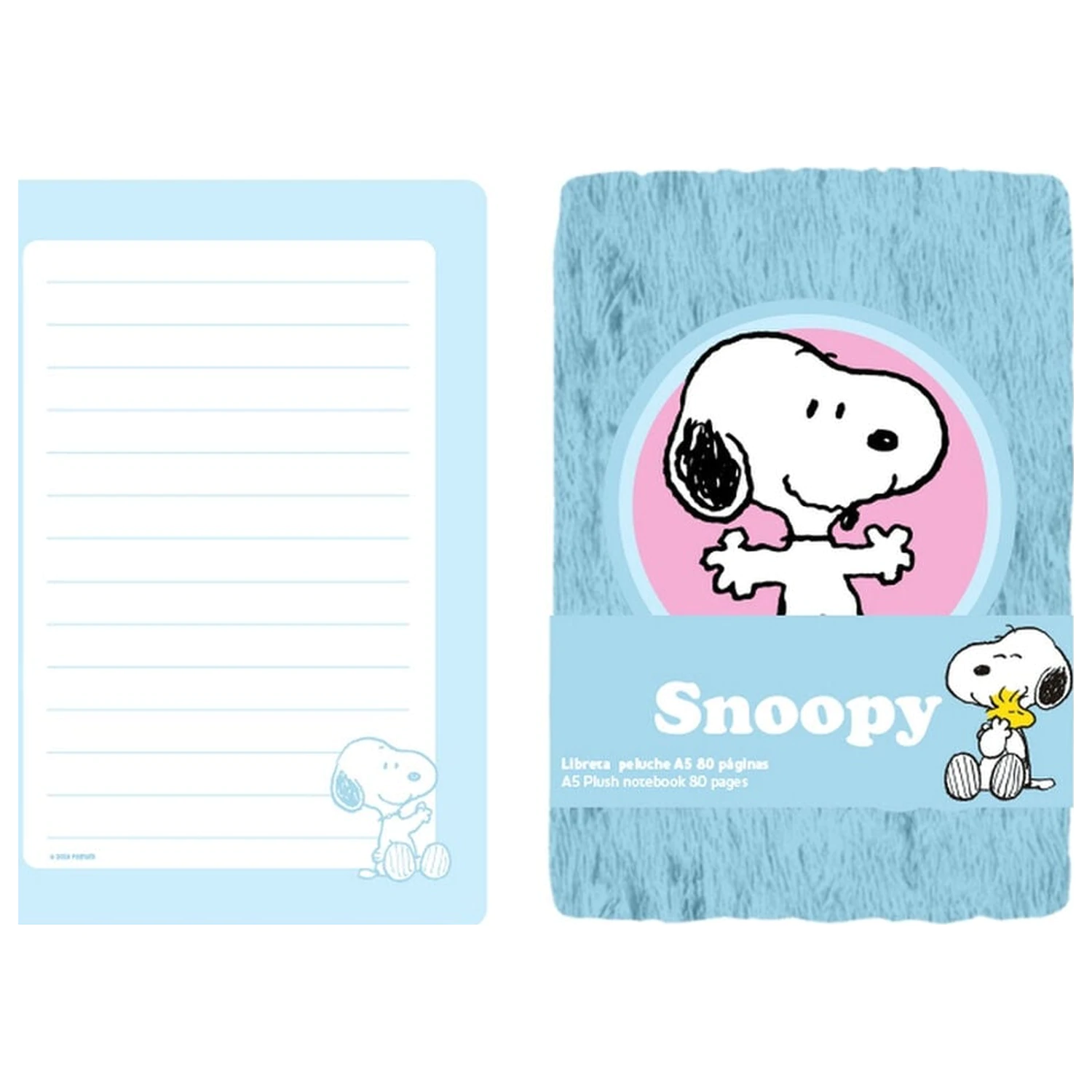 Snoopy Peanuts A5 plüss jegyzetfüzet termékfotó