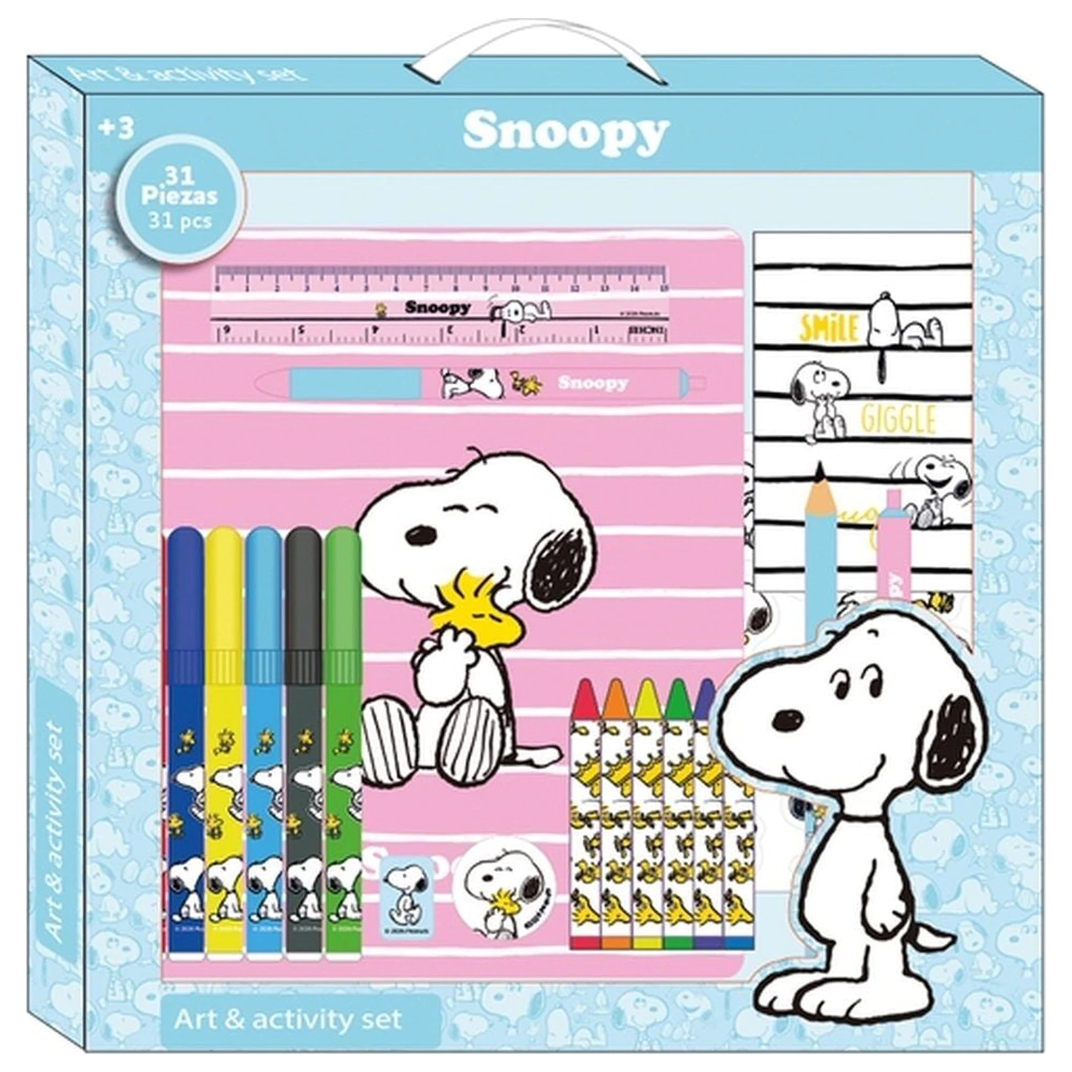 Snoopy Peanuts színező csomag 31db-os termékfotó