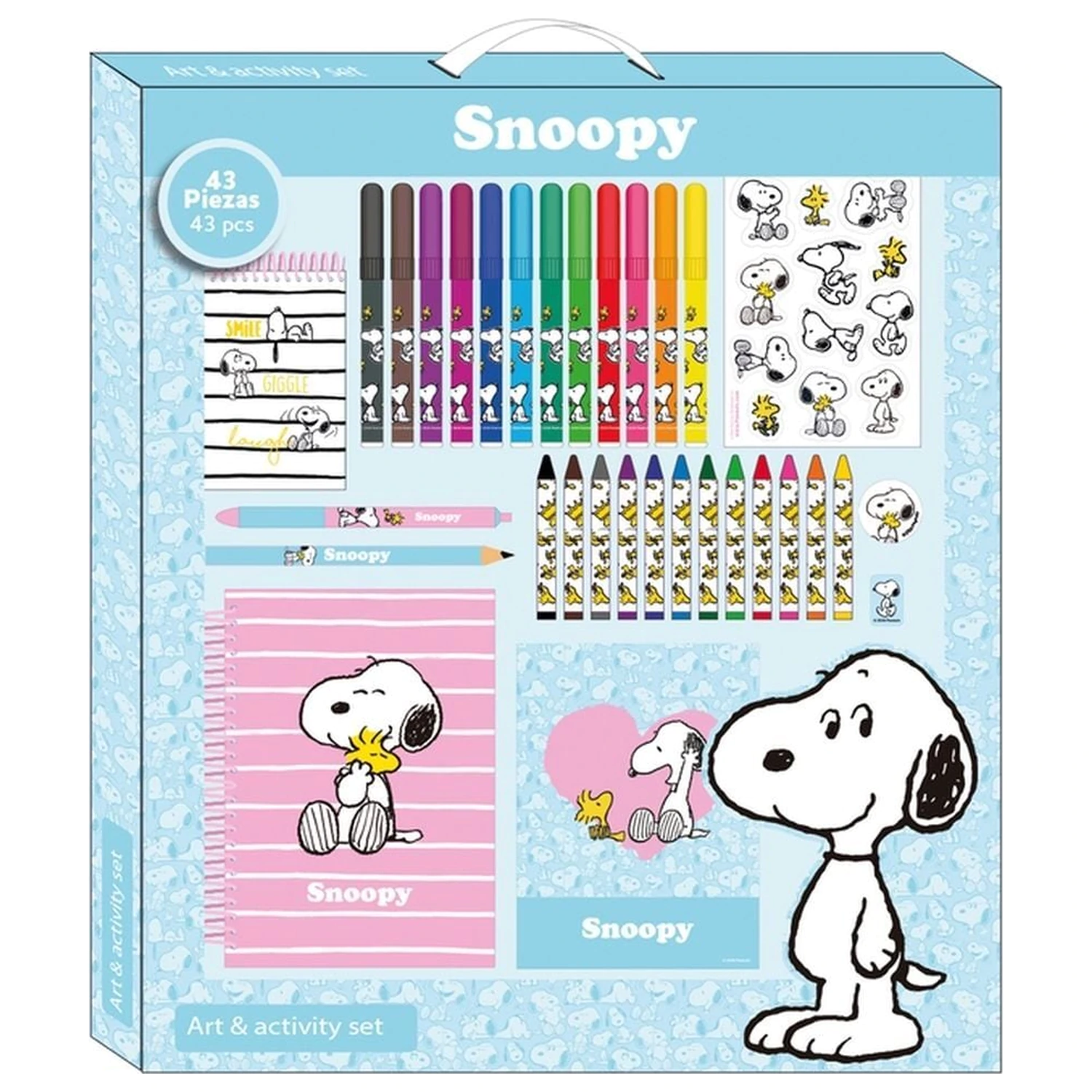 Snoopy Peanuts színező csomag 43db-os termékfotó