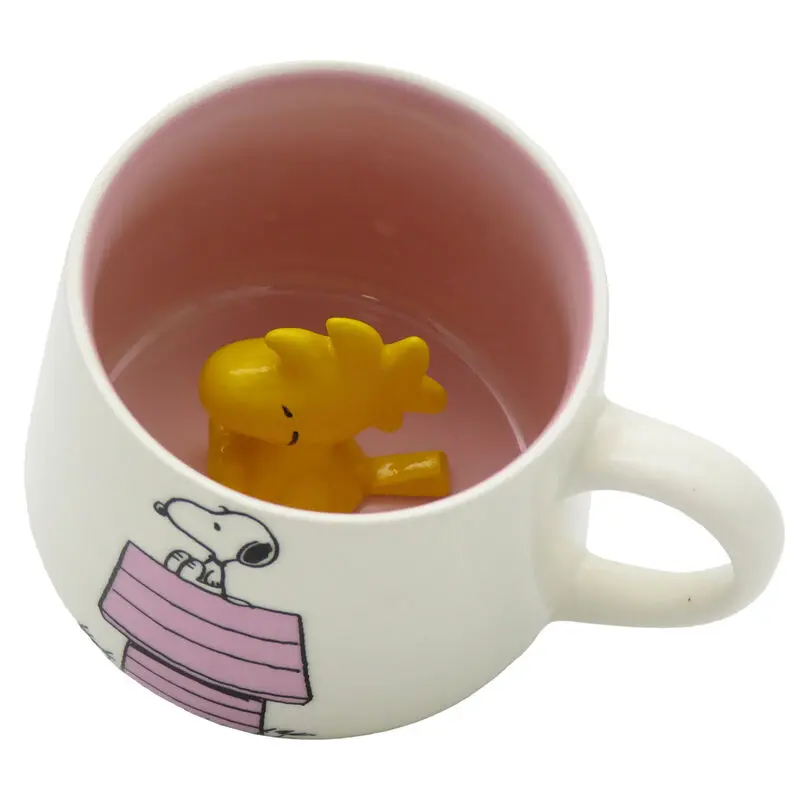 Snoopy Pink Kennel 3D figura kerámiabögre termékfotó