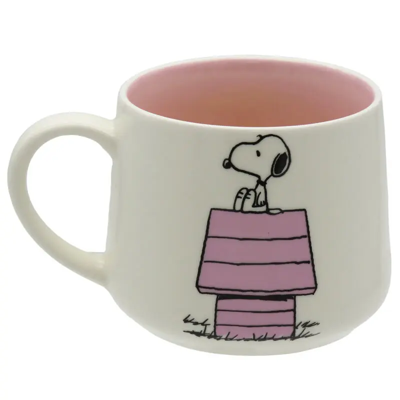 Snoopy Pink Kennel 3D figura kerámiabögre termékfotó