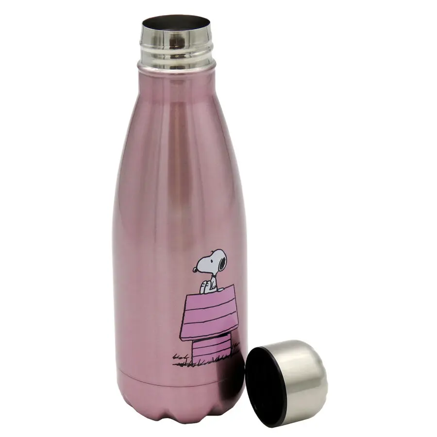 Snoopy Pink Kennel rozsdamentes acél palack kulacs 550ml termékfotó