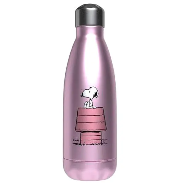 Snoopy Pink Kennel rozsdamentes acél palack kulacs 550ml termékfotó