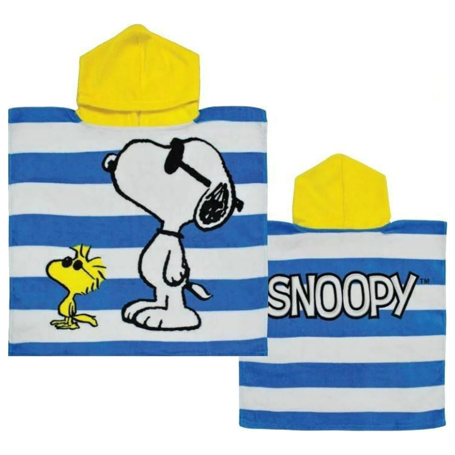 Snoopy Woodstock strand törölköző poncsó termékfotó