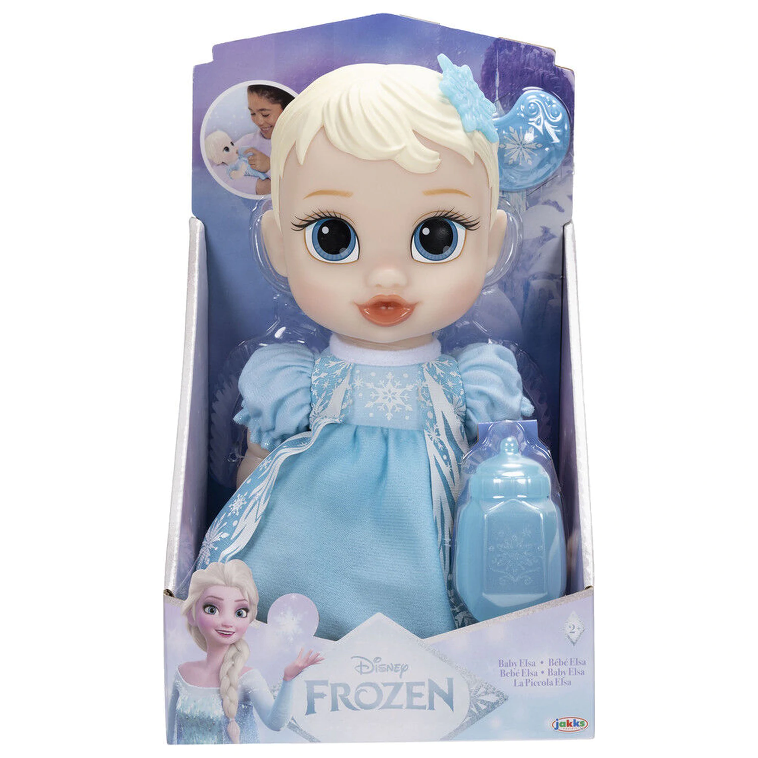 Snuggly Disney Jégvarázs Elsa játék baba 30cm termékfotó