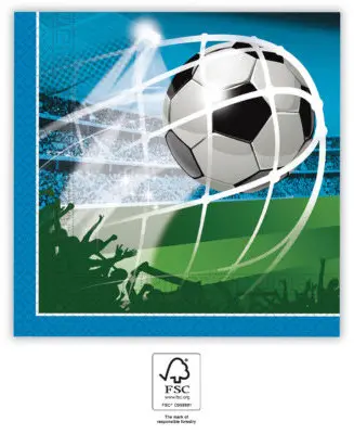 Soccer Fans, Focis szalvéta 20 db-os 33x33 cm FSC termékfotó