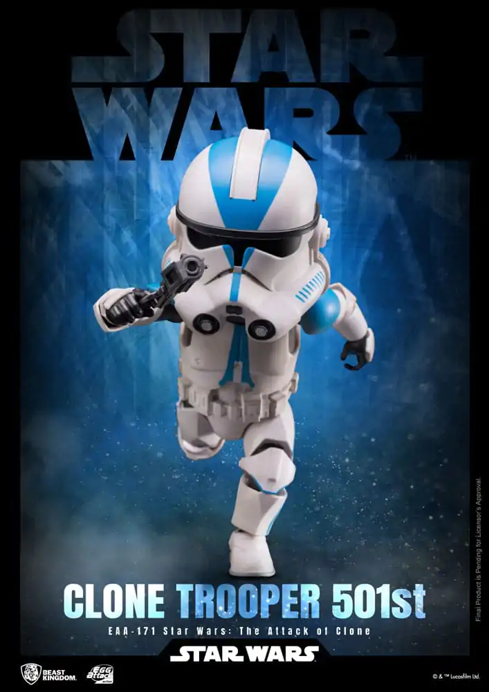 Star Wars Egg Attack Clone Trooper 501st akciófigura 16 cm termékfotó