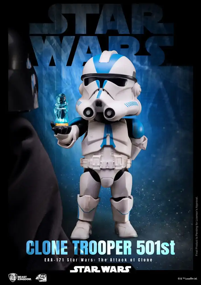 Star Wars Egg Attack Clone Trooper 501st akciófigura 16 cm termékfotó