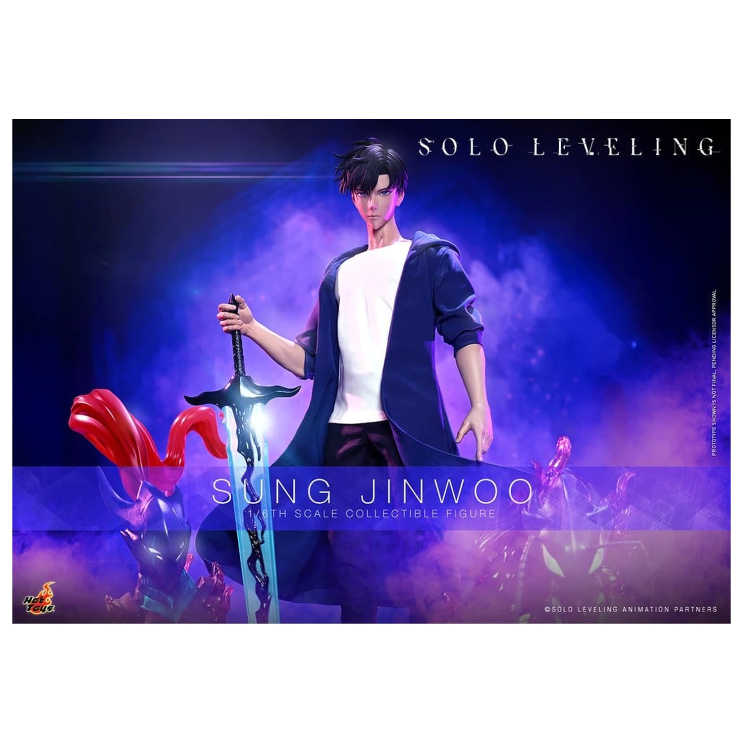 Solo Leveling 1/6 Sung Jinwoo akciófigura 32 cm termékfotó