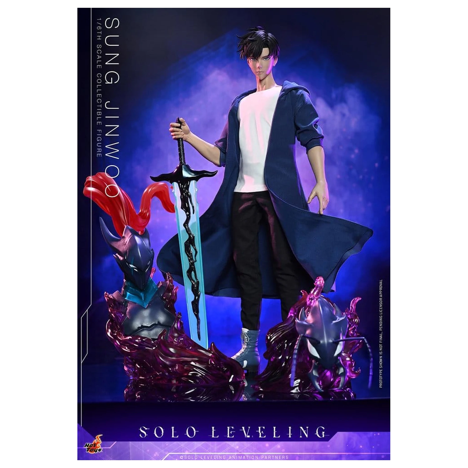 Solo Leveling 1/6 Sung Jinwoo akciófigura 32 cm termékfotó