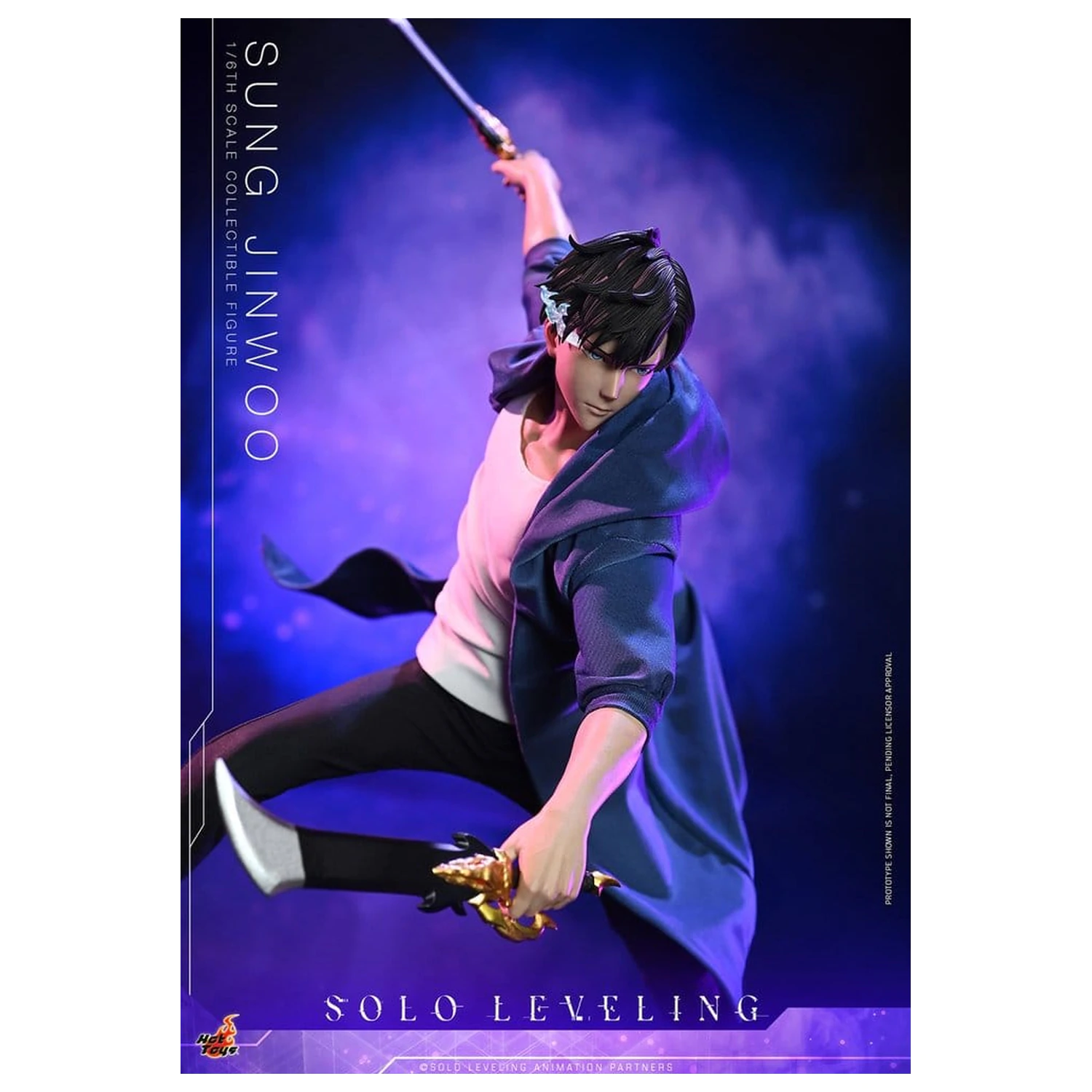 Solo Leveling 1/6 Sung Jinwoo akciófigura 32 cm termékfotó