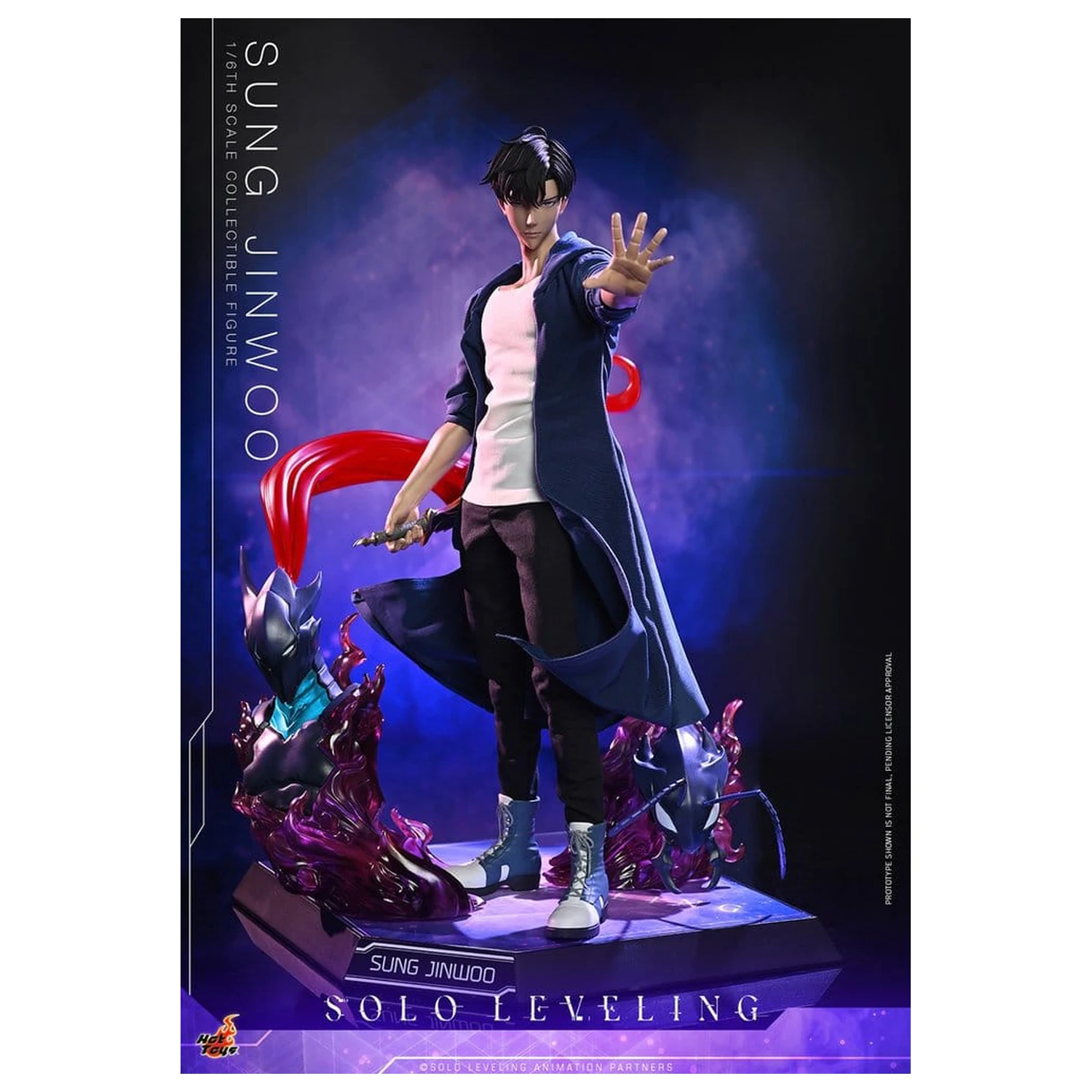 Solo Leveling 1/6 Sung Jinwoo akciófigura 32 cm termékfotó