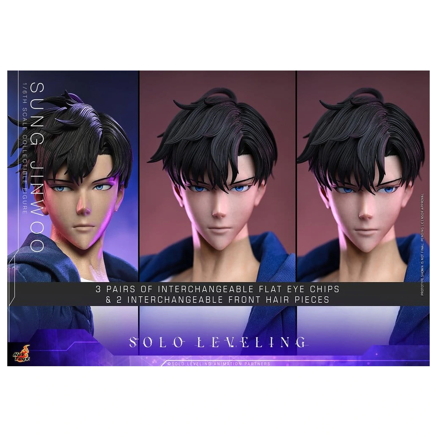 Solo Leveling 1/6 Sung Jinwoo akciófigura 32 cm termékfotó