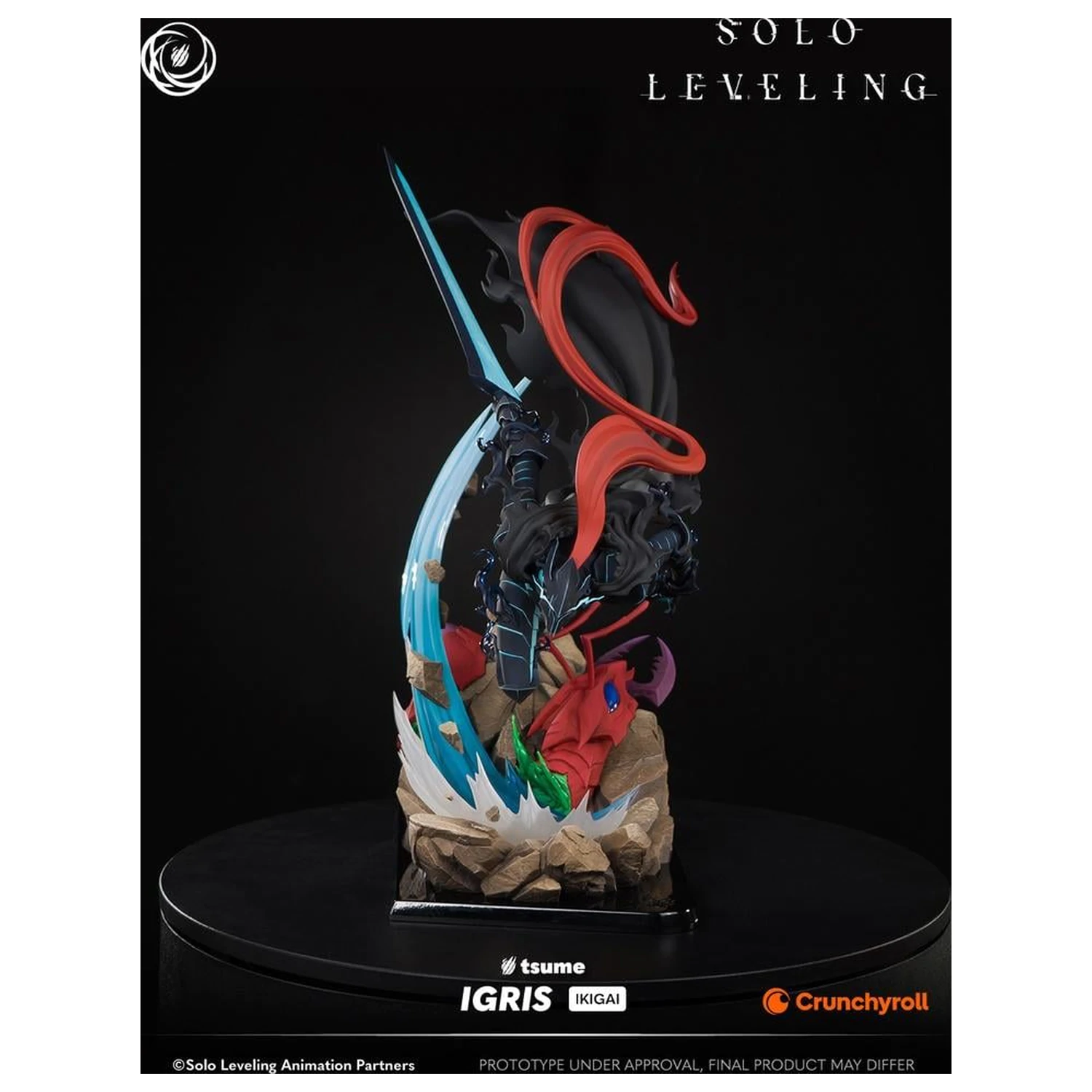 Solo Leveling Igris szobor figura Ikigai 1/6 By Tsume 56cm termékfotó