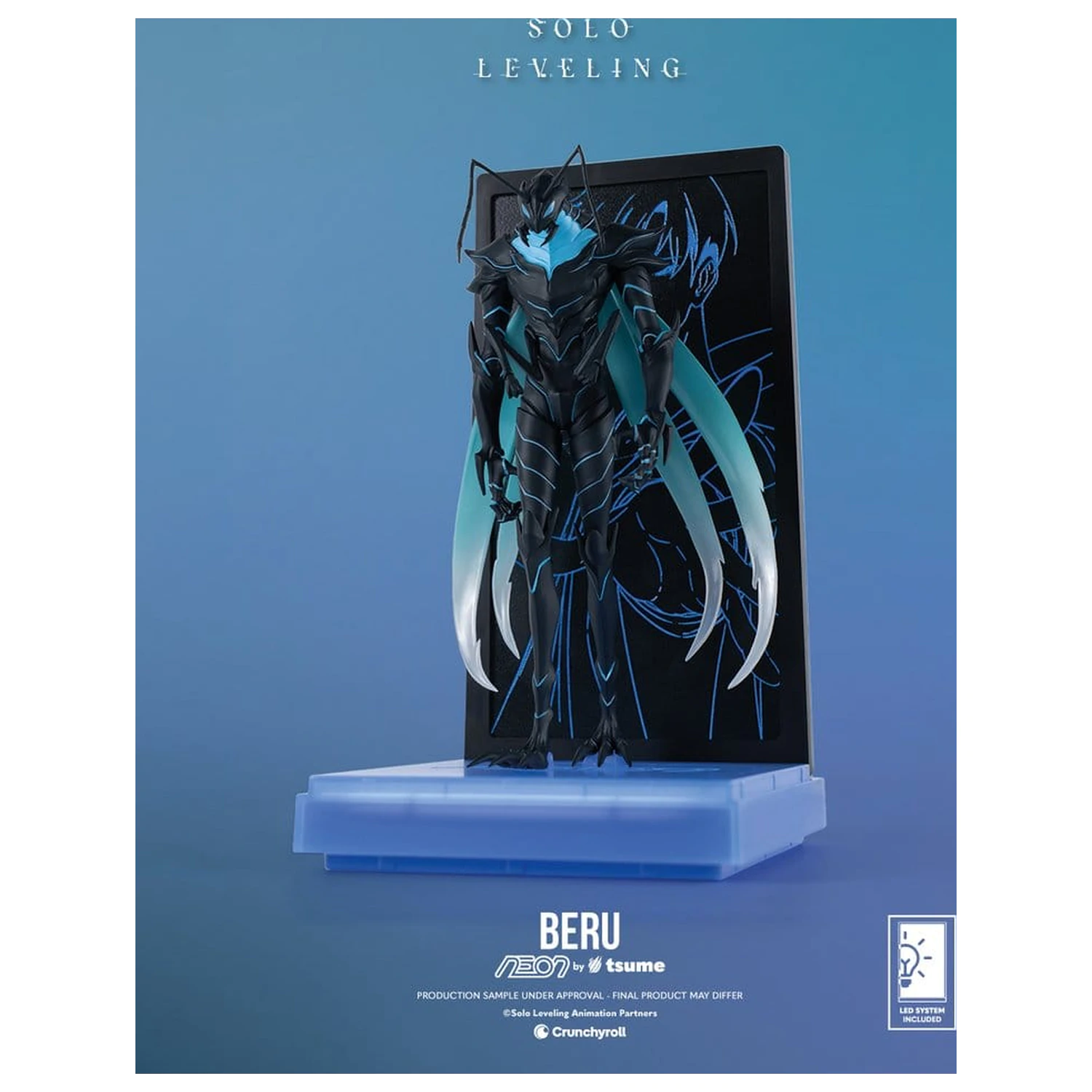 Solo Leveling Neon figura 1/9 Beru 20 cm termékfotó