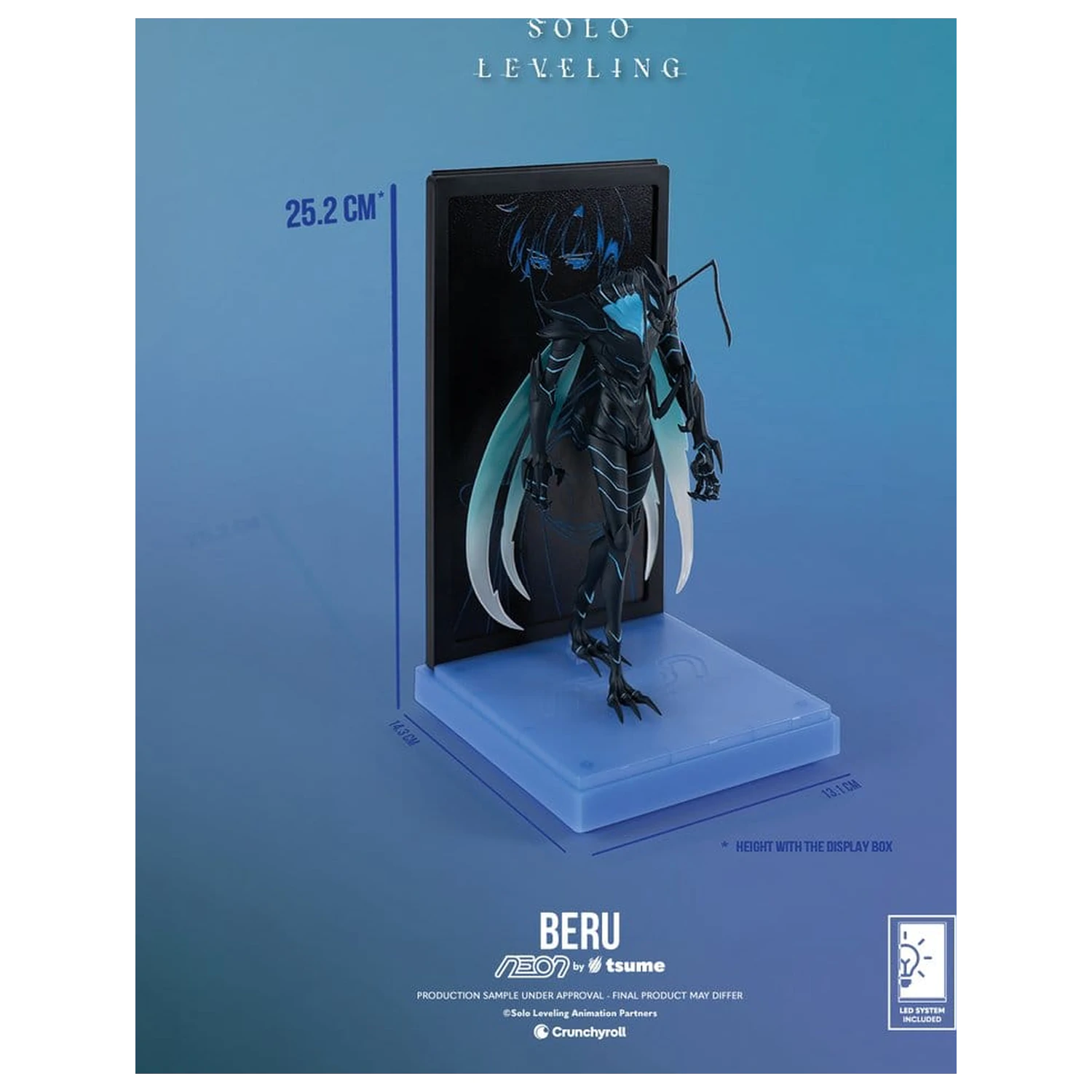 Solo Leveling Neon figura 1/9 Beru 20 cm termékfotó