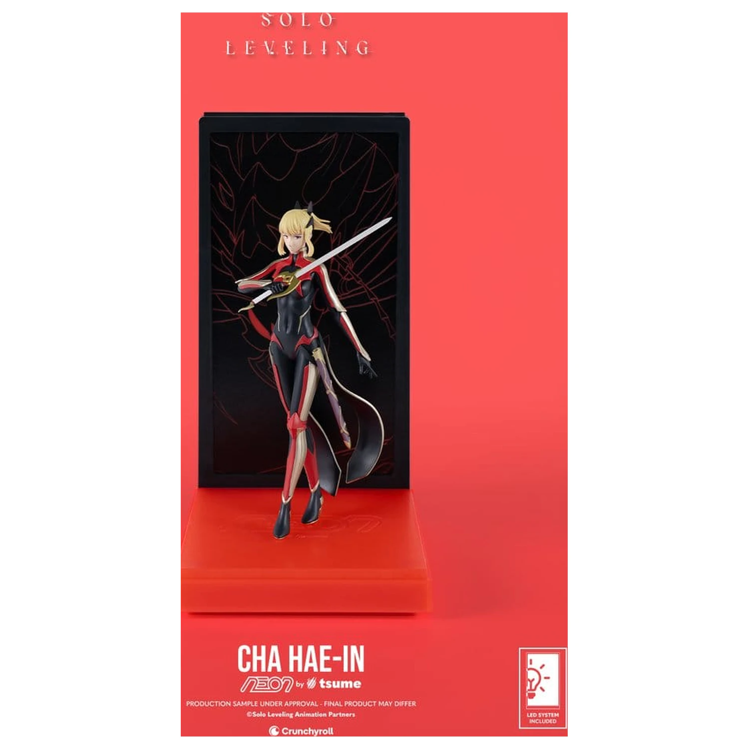 Solo Leveling Neon figura 1/9 Cha Hae-In 20 cm termékfotó