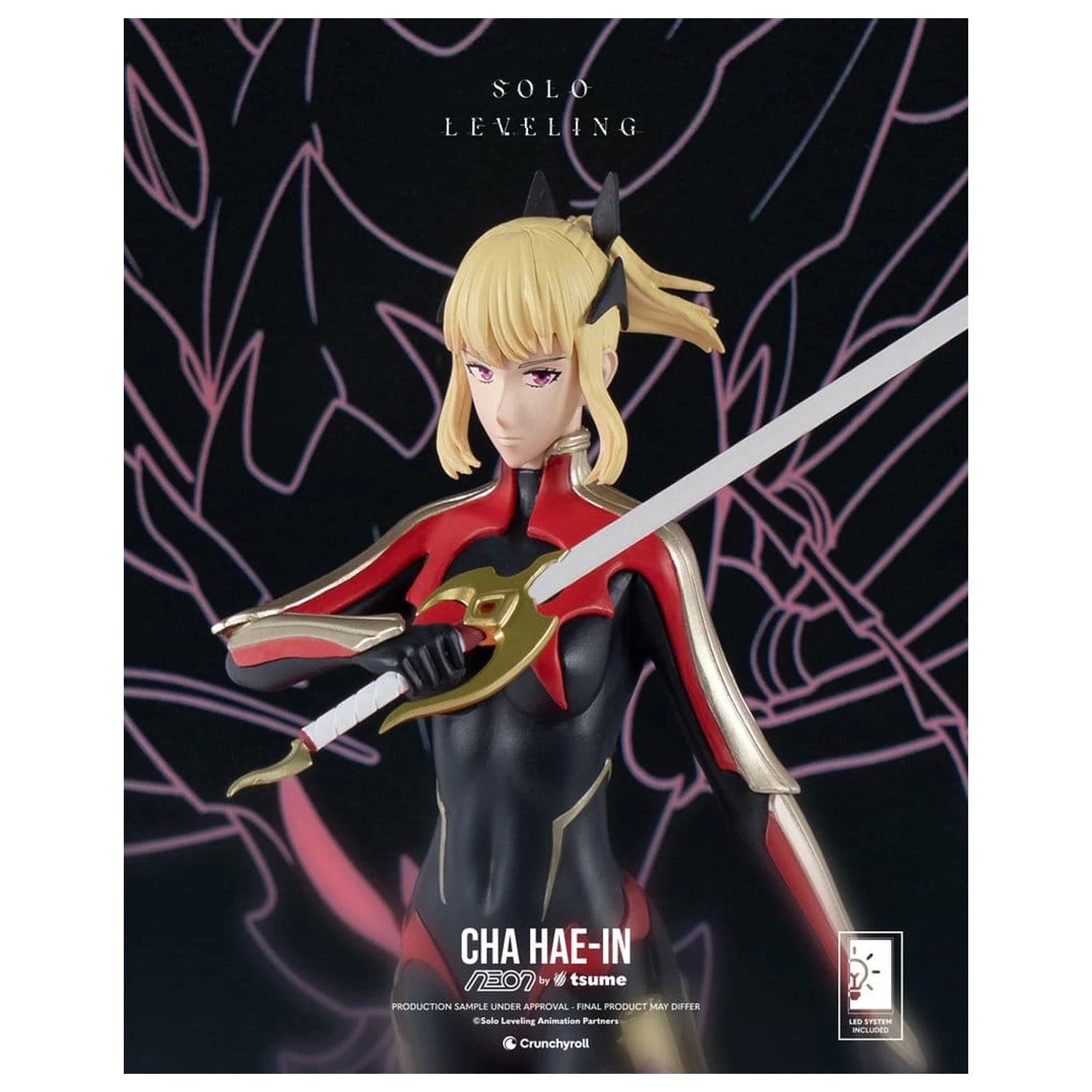 Solo Leveling Neon figura 1/9 Cha Hae-In 20 cm termékfotó