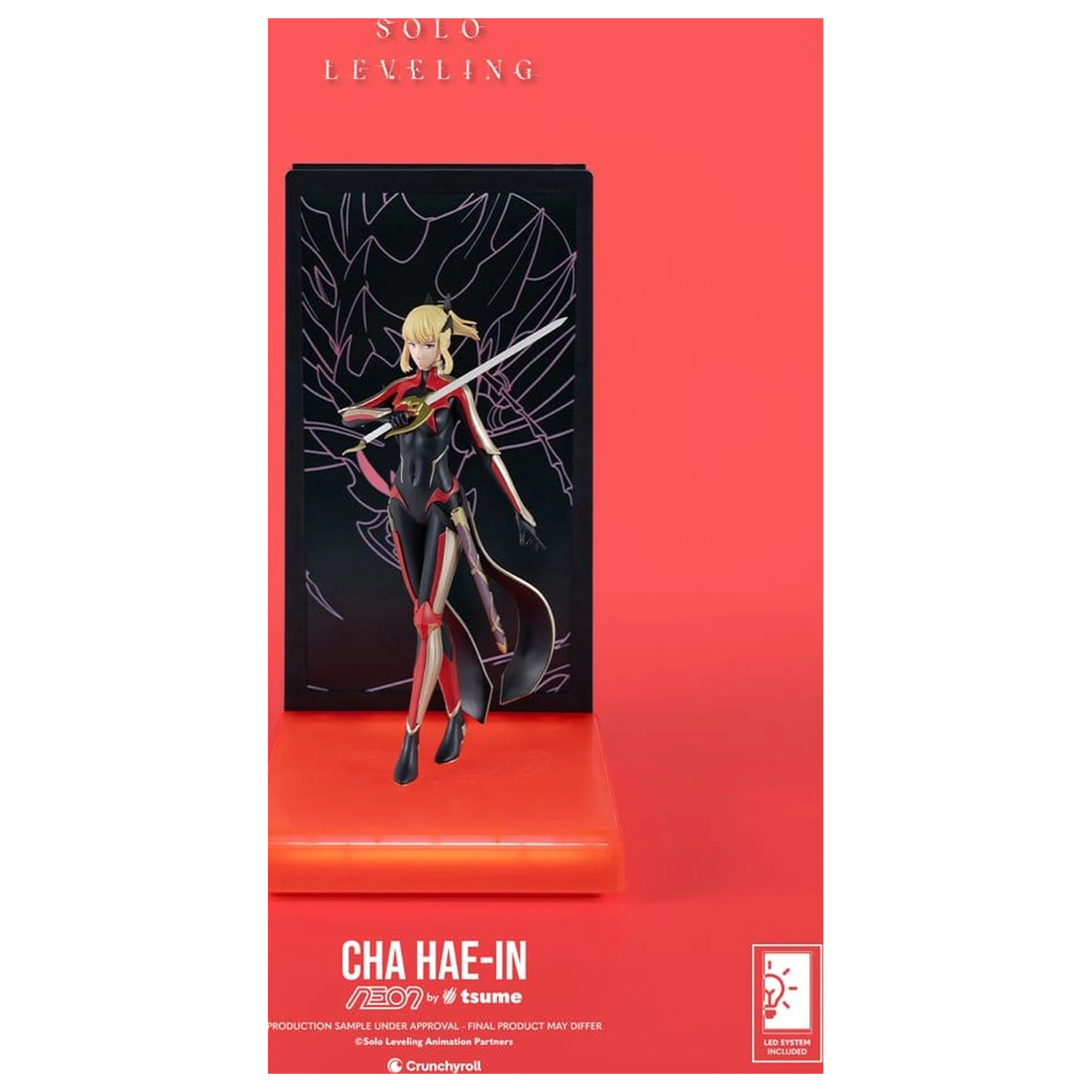Solo Leveling Neon figura 1/9 Cha Hae-In 20 cm termékfotó