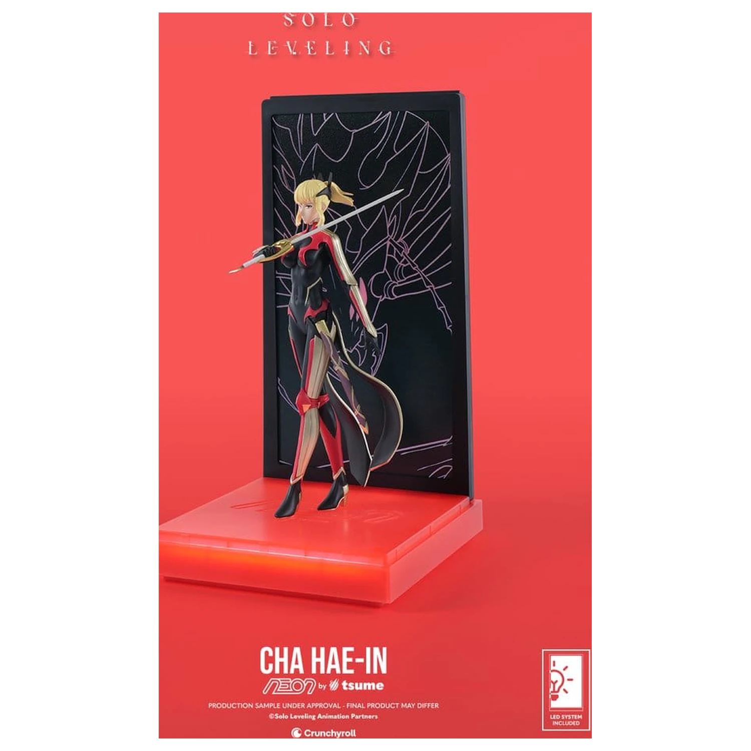 Solo Leveling Neon figura 1/9 Cha Hae-In 20 cm termékfotó