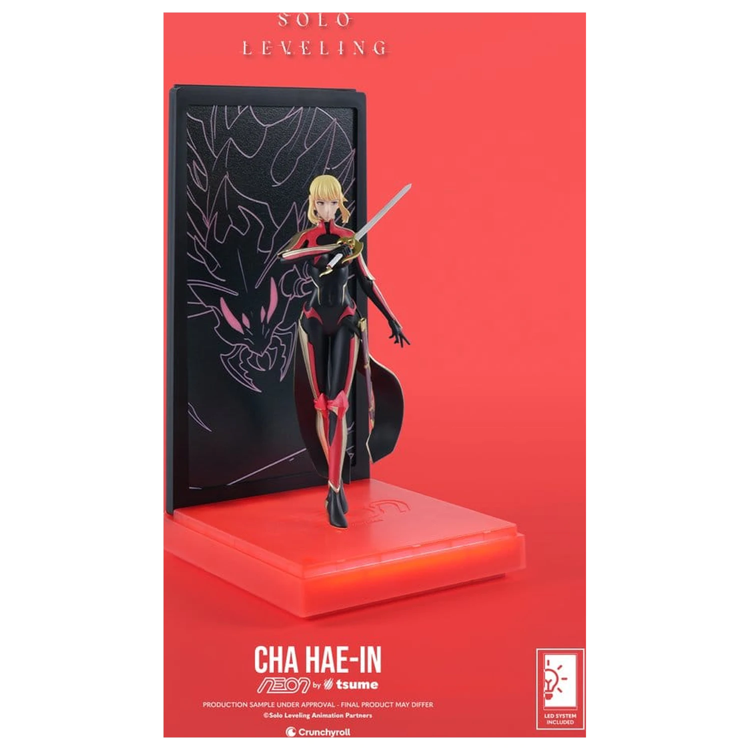 Solo Leveling Neon figura 1/9 Cha Hae-In 20 cm termékfotó