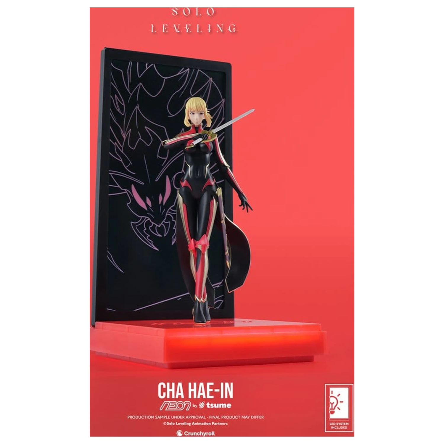 Solo Leveling Neon figura 1/9 Cha Hae-In 20 cm termékfotó