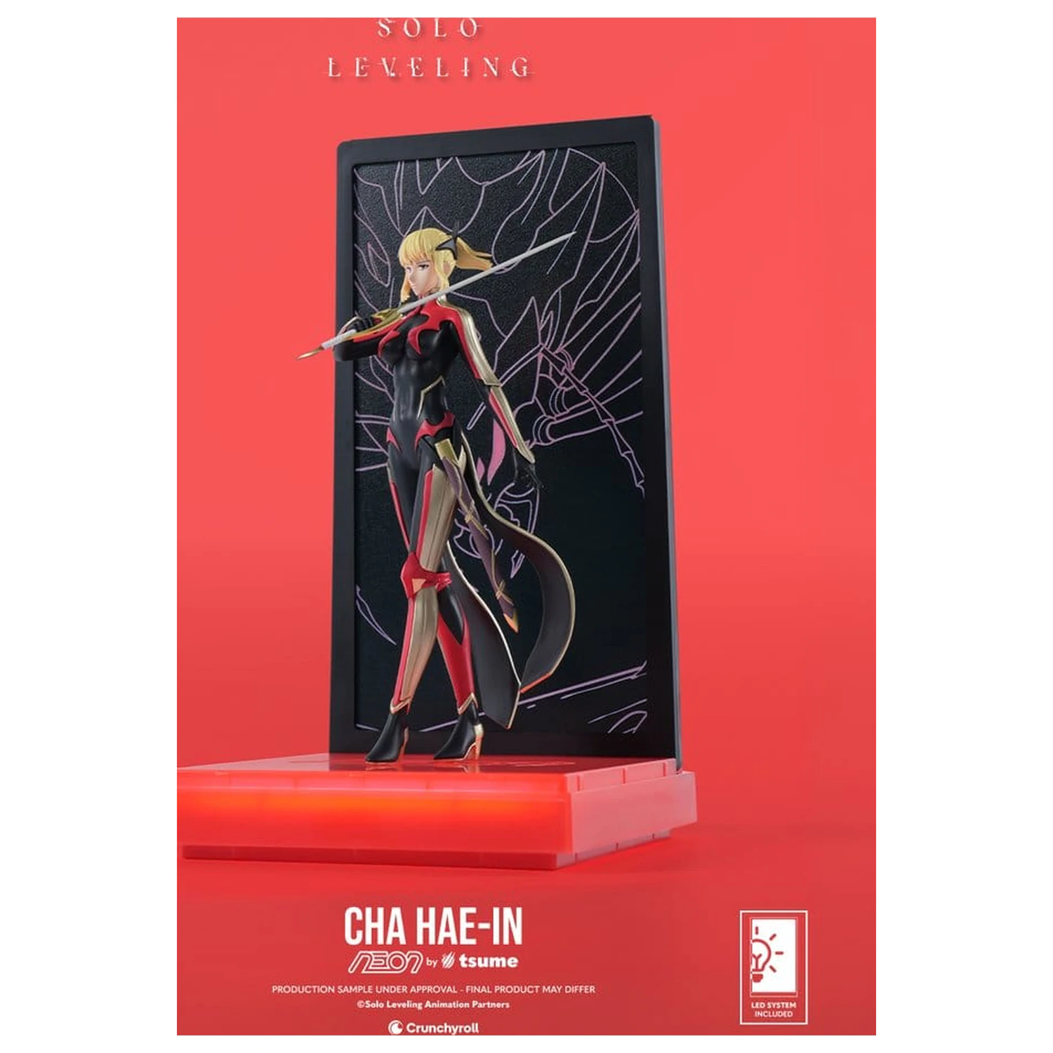 Solo Leveling Neon figura 1/9 Cha Hae-In 20 cm termékfotó