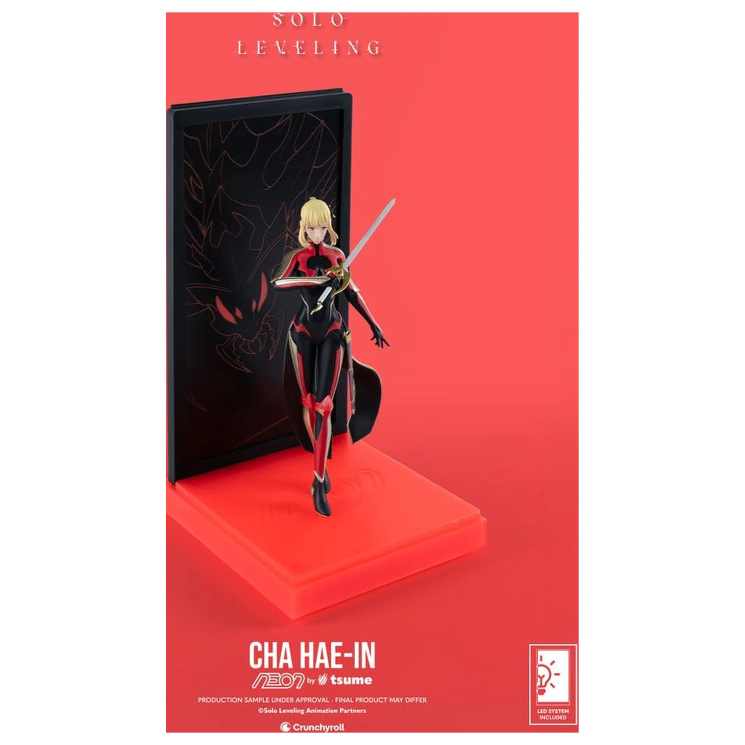 Solo Leveling Neon figura 1/9 Cha Hae-In 20 cm termékfotó