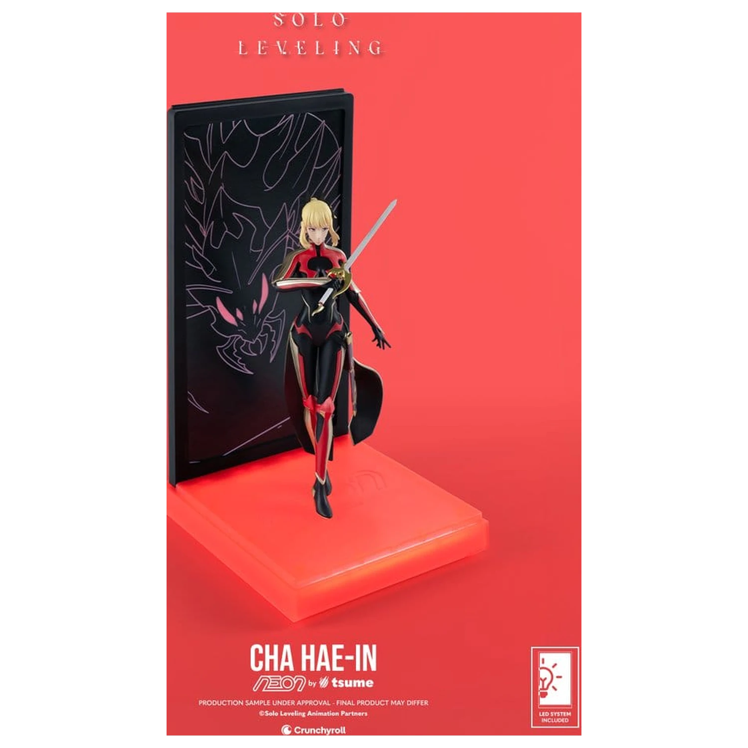 Solo Leveling Neon figura 1/9 Cha Hae-In 20 cm termékfotó
