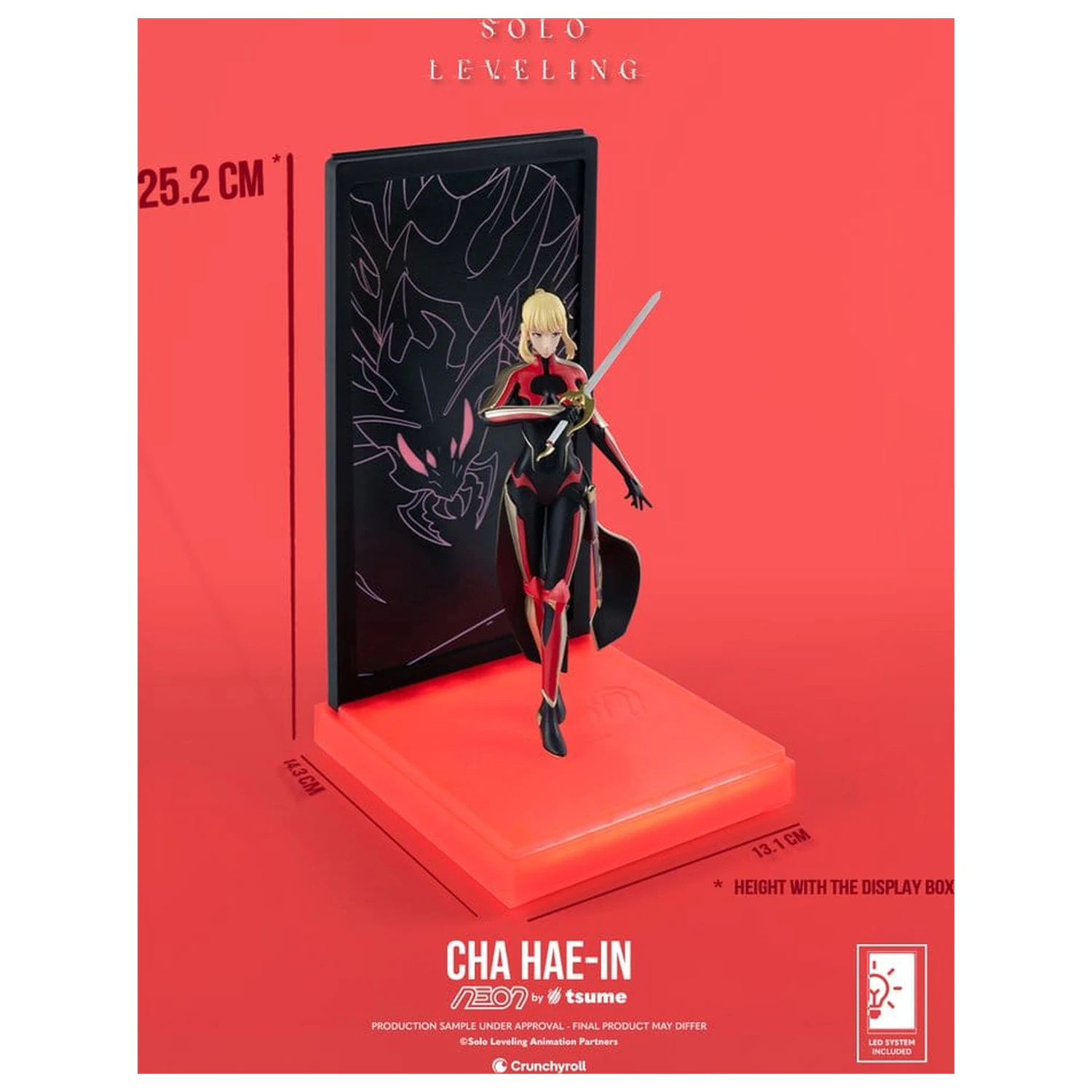 Solo Leveling Neon figura 1/9 Cha Hae-In 20 cm termékfotó