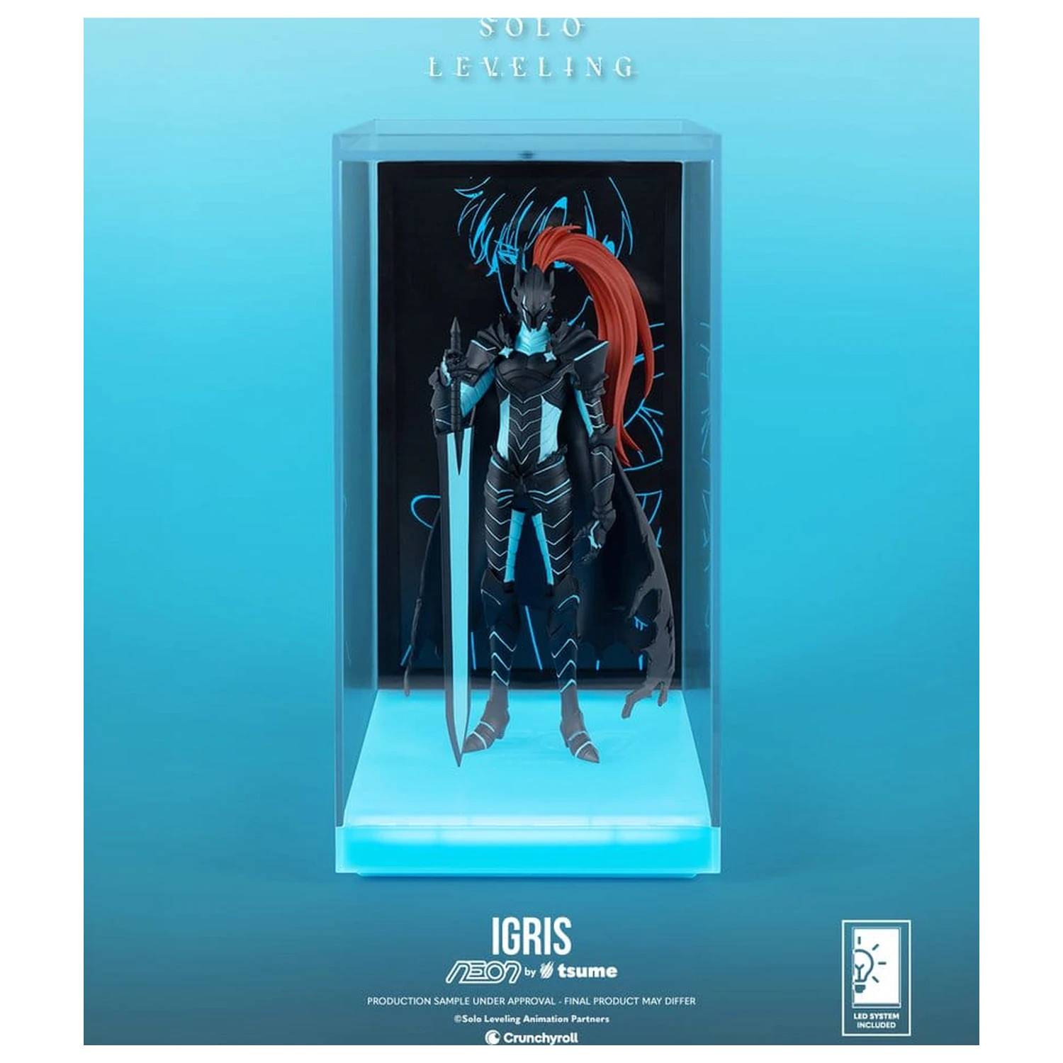 Solo Leveling Neon figura 1/9 Igris 20 cm termékfotó